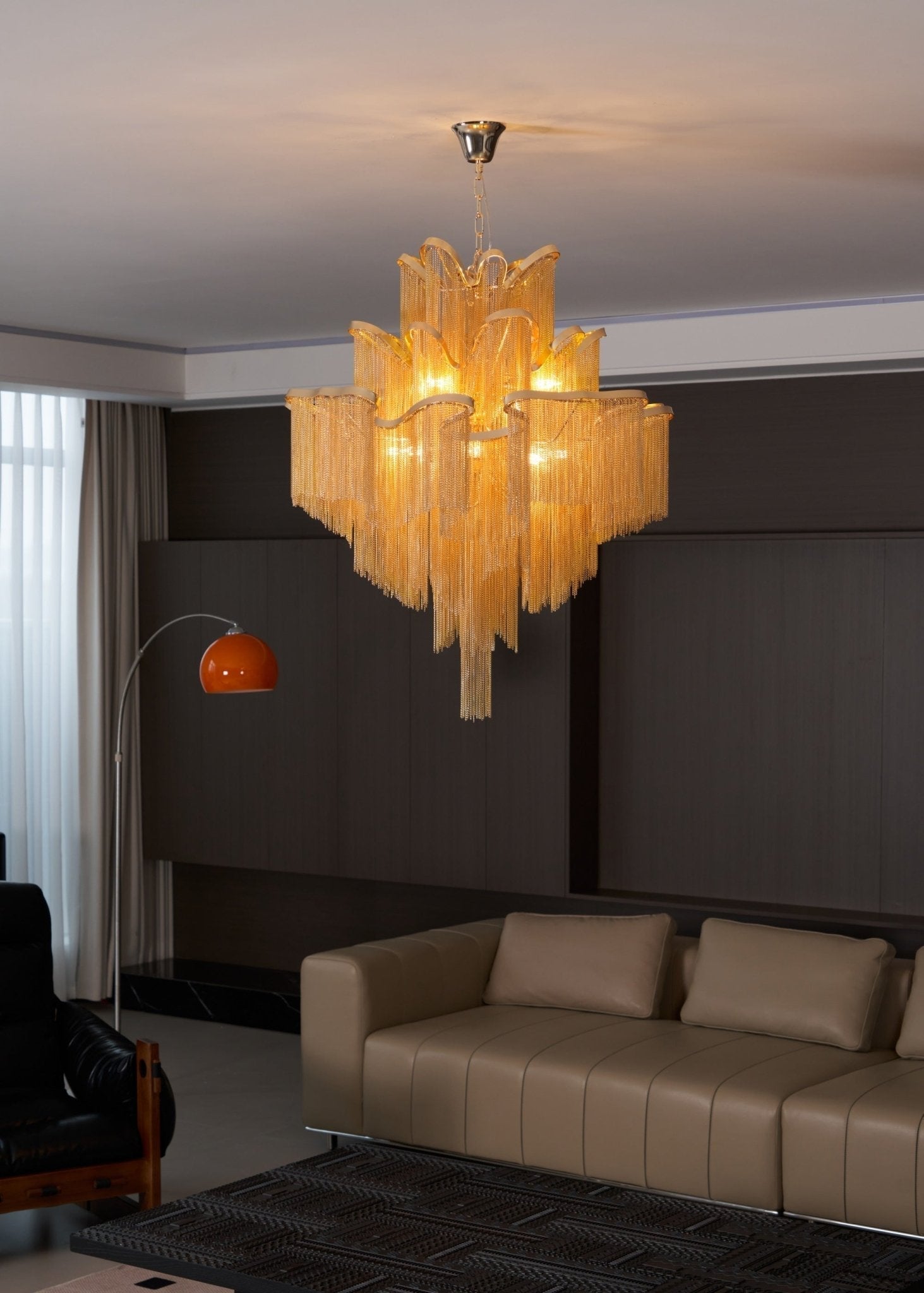 Stream Chain Chandelier - Lamp Outdoor