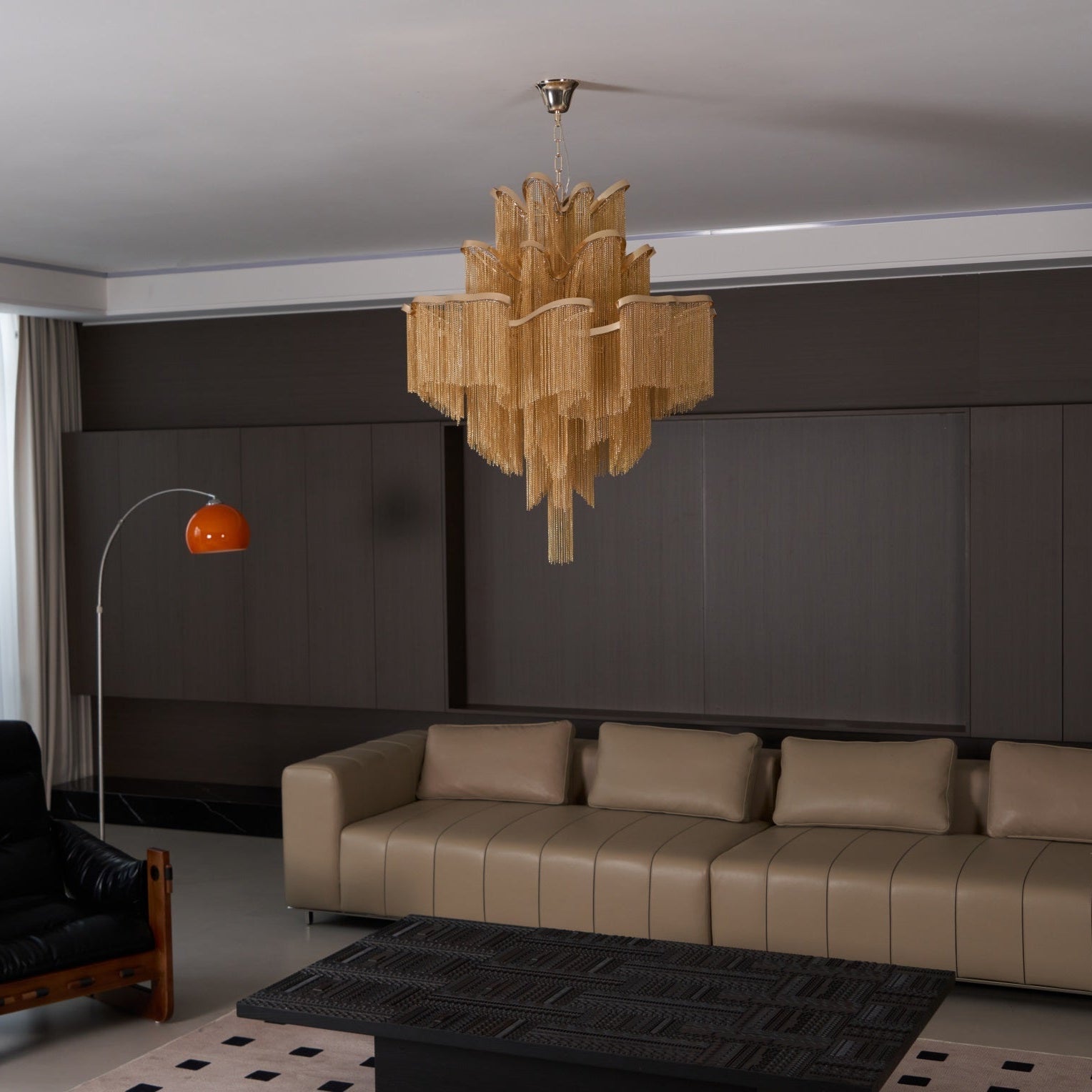 Stream Chain Chandelier - Lamp Outdoor