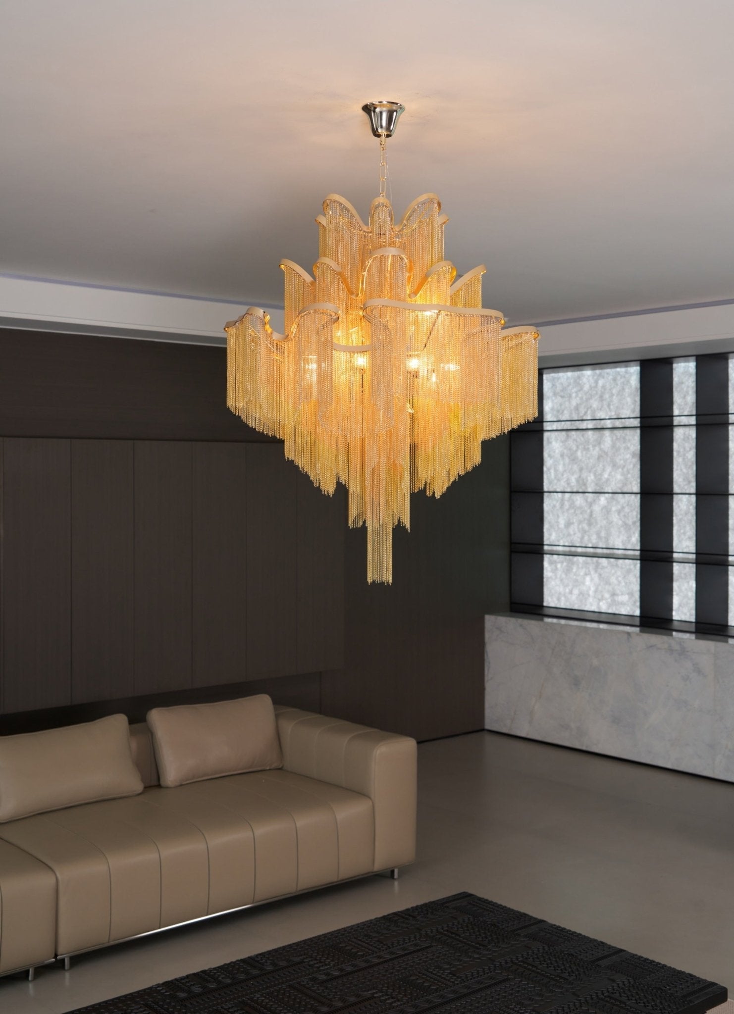 Stream Chain Chandelier - Lamp Outdoor