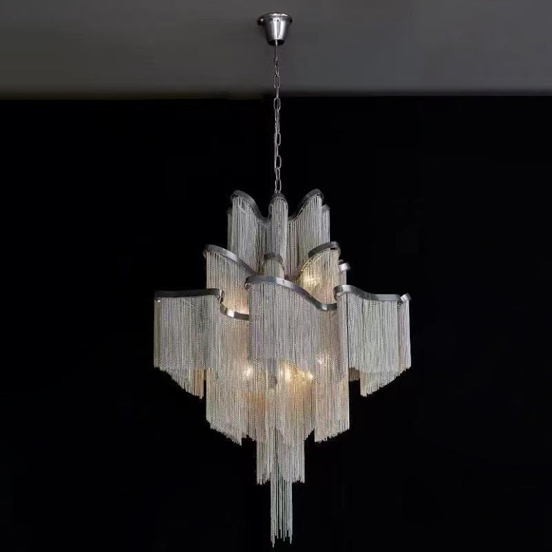 Stream Chain Chandelier - Lamp Outdoor