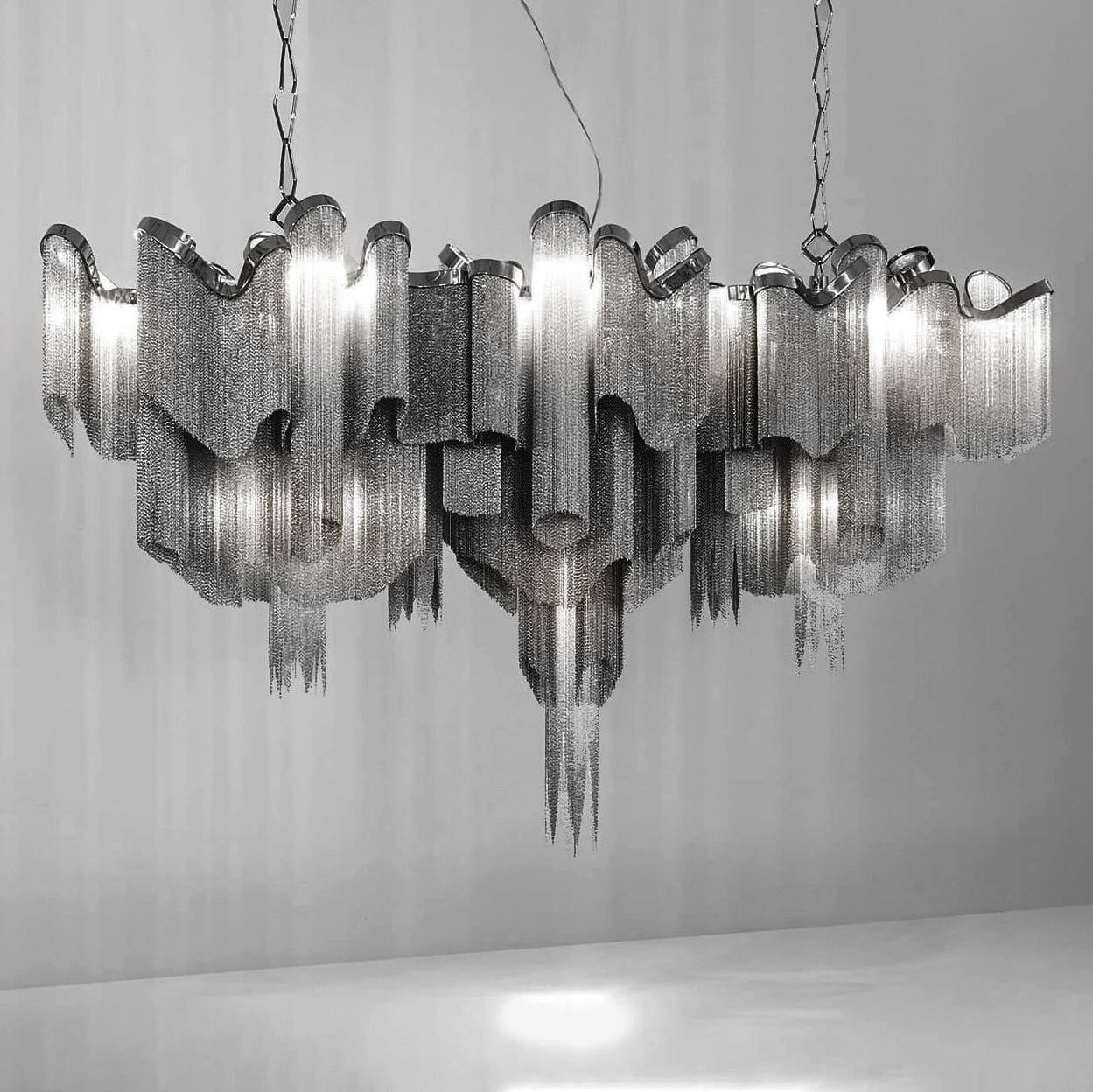 Stream Chain Chandelier - Lamp Outdoor
