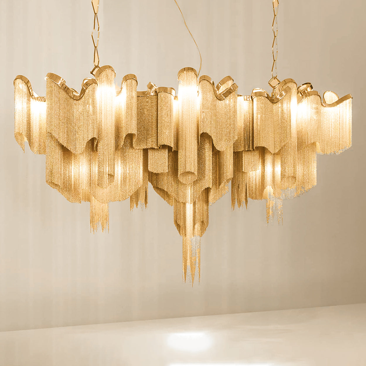 Stream Chain Chandelier - Lamp Outdoor
