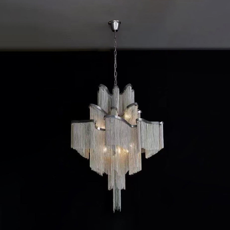 Stream Chain Chandelier - Lamp Outdoor