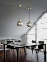 Striped Spinning Top Pendant Light - Lamp Outdoor