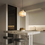 Striped Spinning Top Pendant Light - Lamp Outdoor