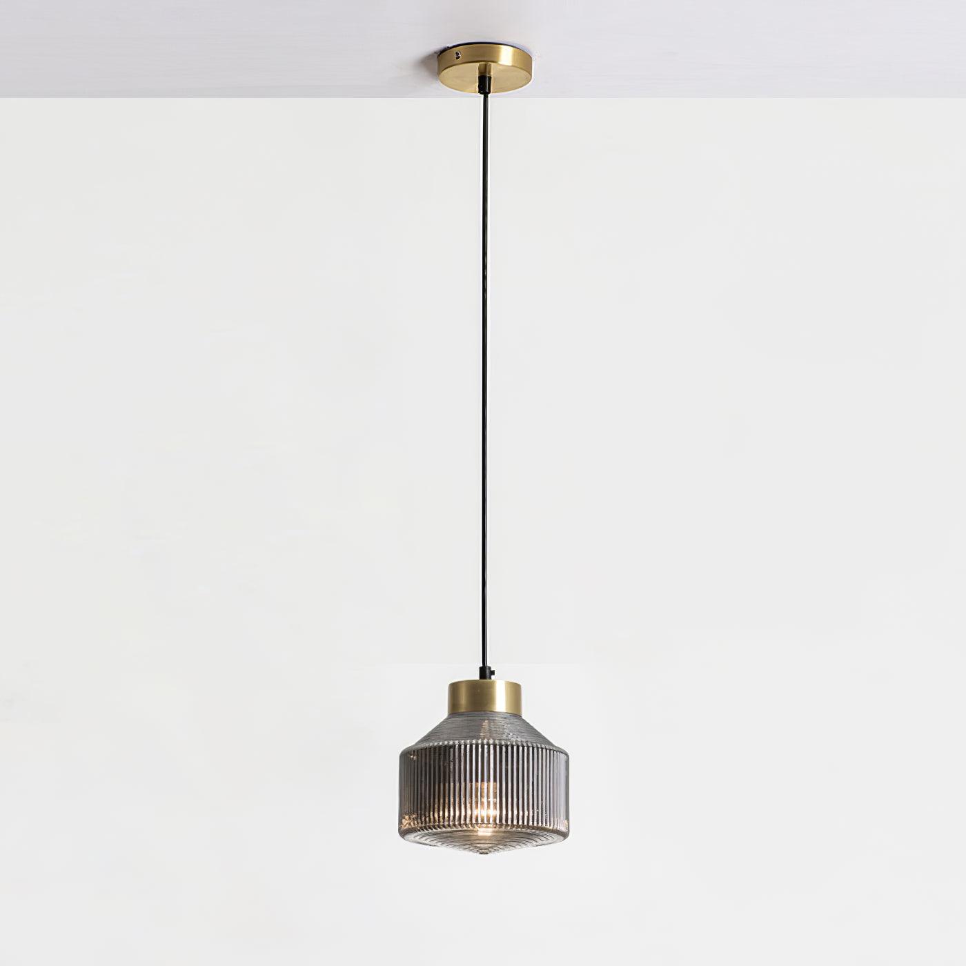 Striped Spinning Top Pendant Light - Lamp Outdoor