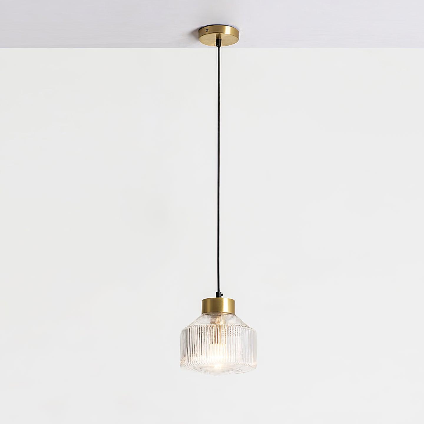 Striped Spinning Top Pendant Light - Lamp Outdoor