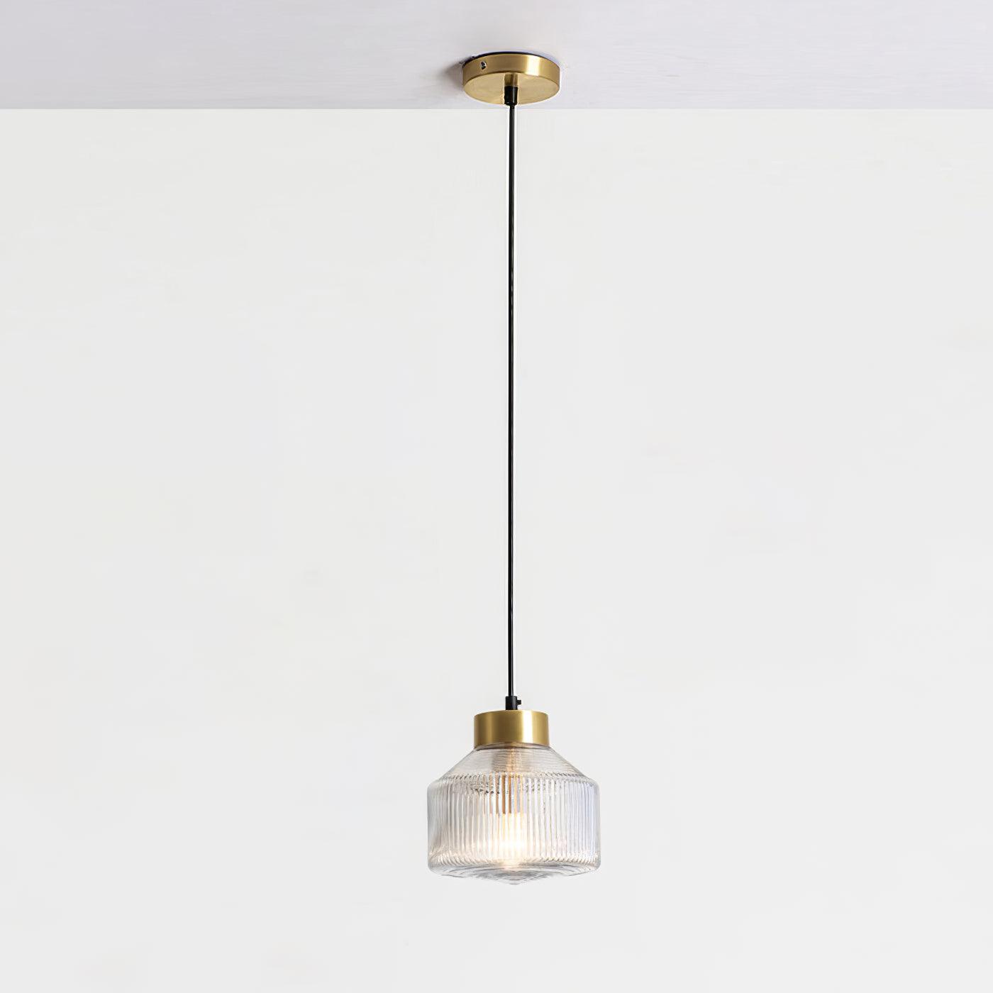 Striped Spinning Top Pendant Light - Lamp Outdoor