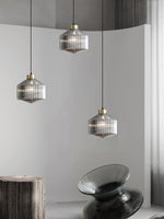Striped Spinning Top Pendant Light - Lamp Outdoor
