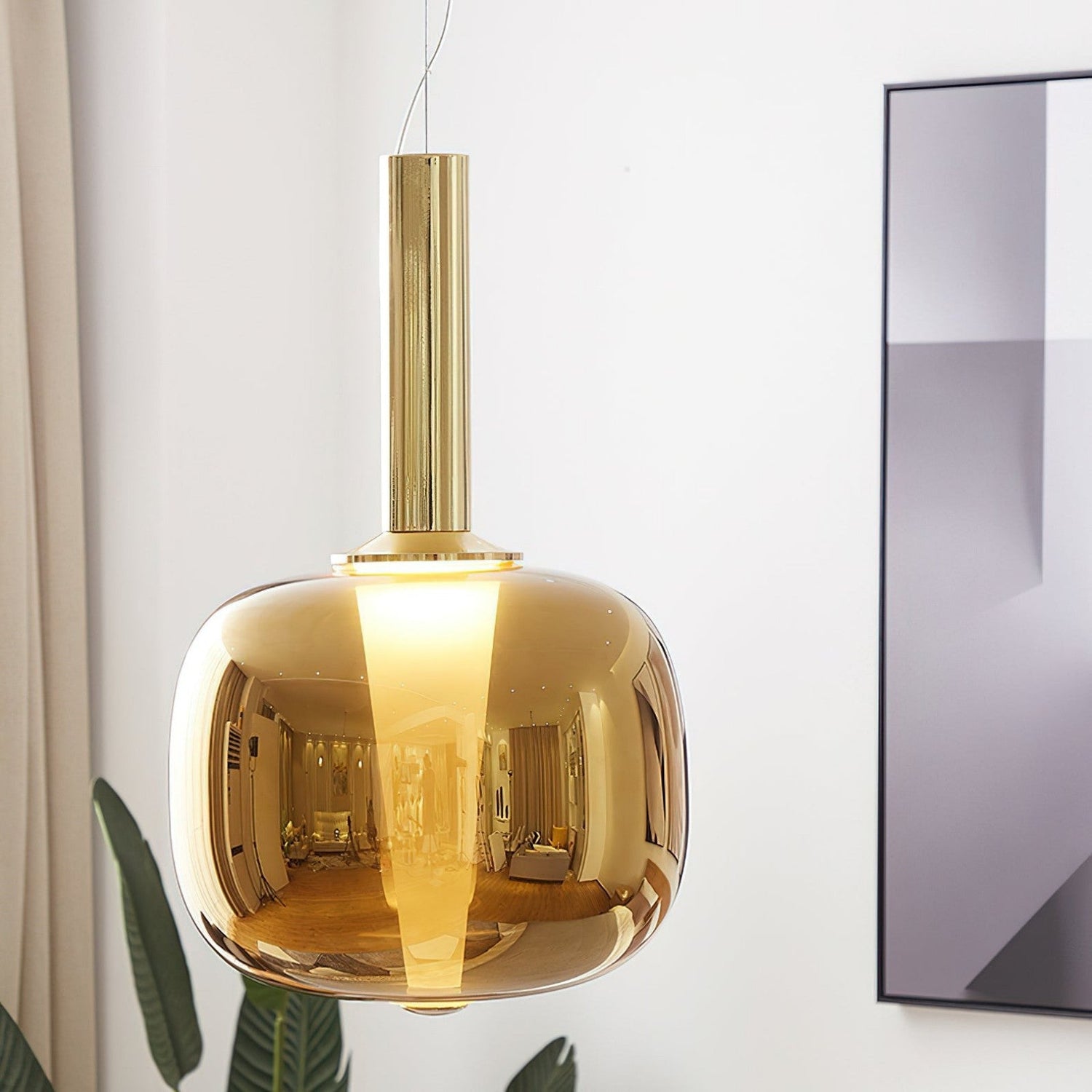 Sunset Modern Glass Pendant Light
