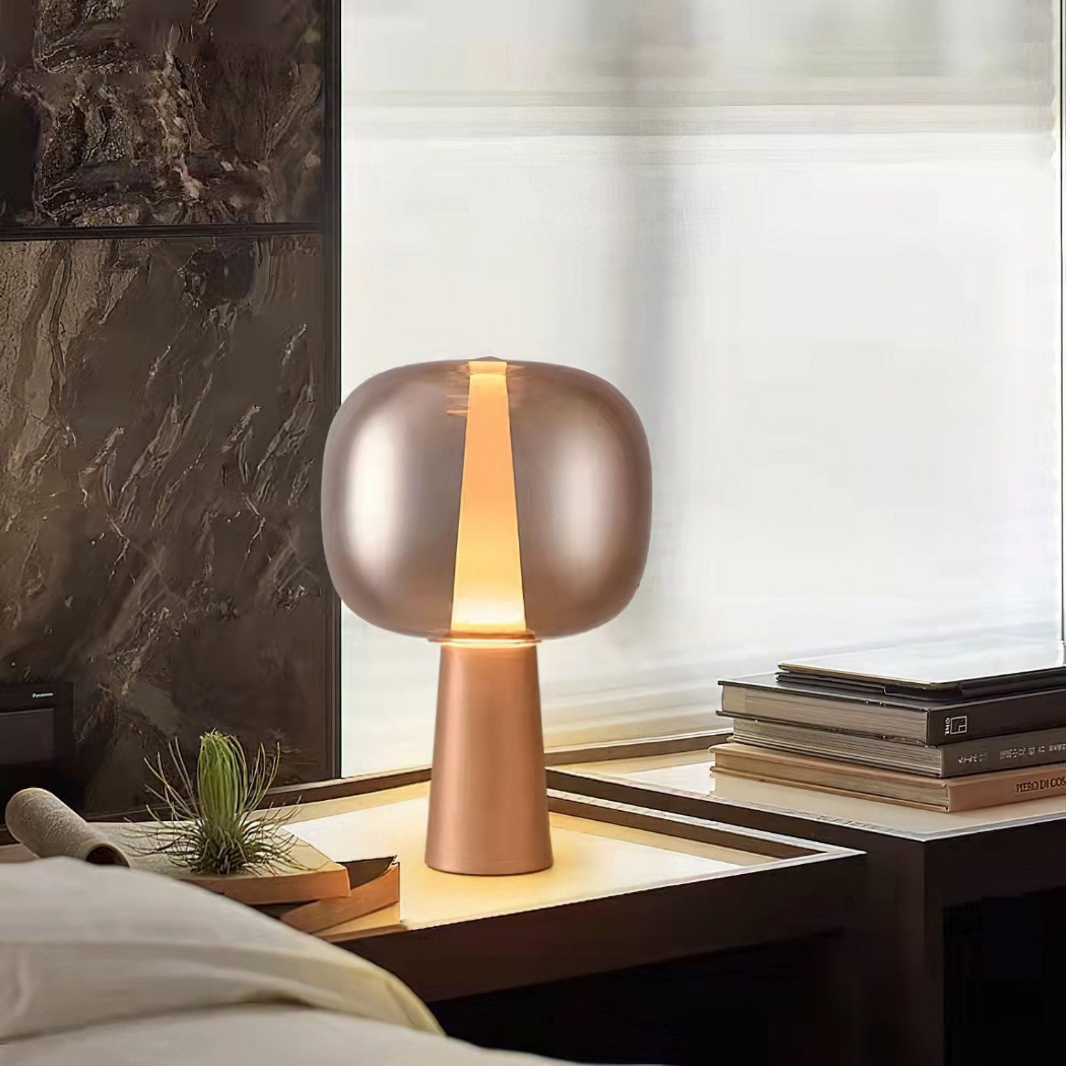 Sunset Modern Glass Table Lamp