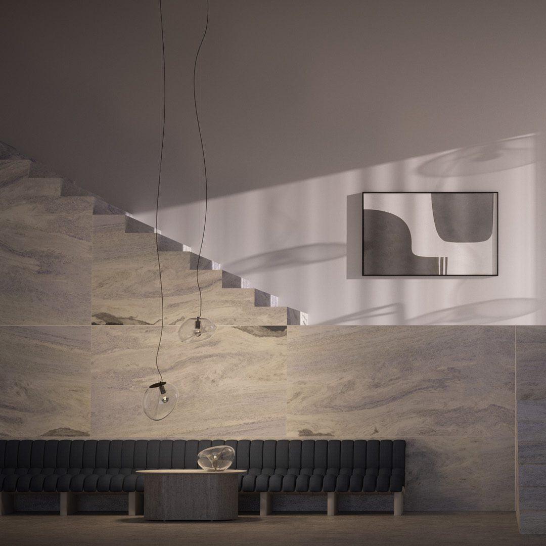 Suspended Water Drop Pendant Lamp - Lamp Outdoor