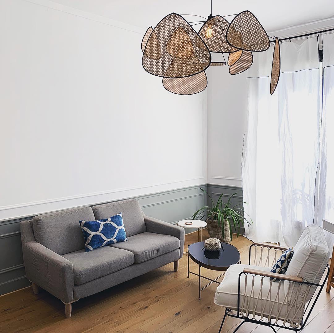 Screen Cannage Suspension - Lamp Outdoor