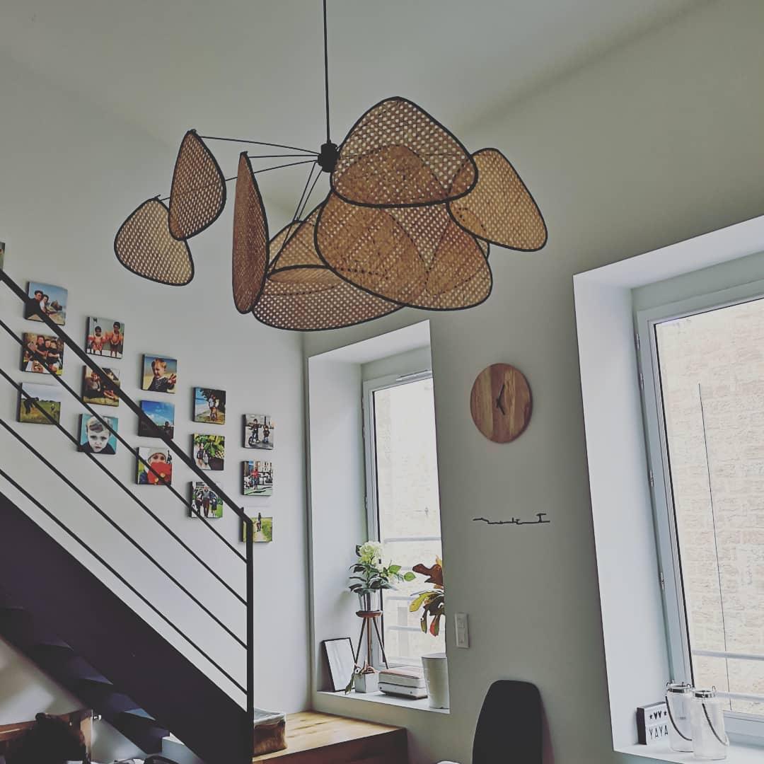 Screen Cannage Suspension - Lamp Outdoor