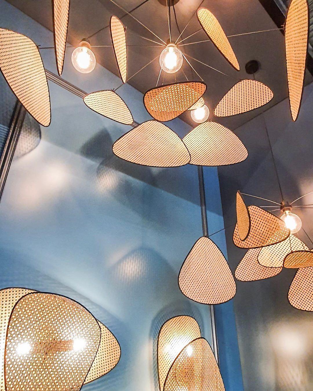Screen Cannage Suspension - Lamp Outdoor