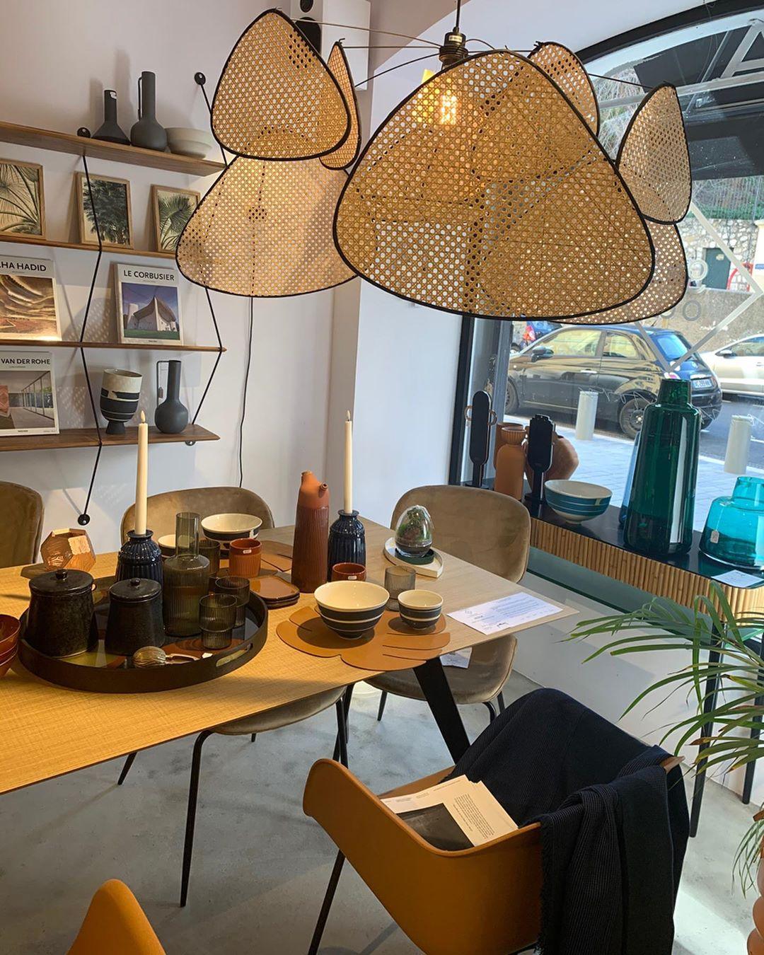 Screen Cannage Suspension - Lamp Outdoor