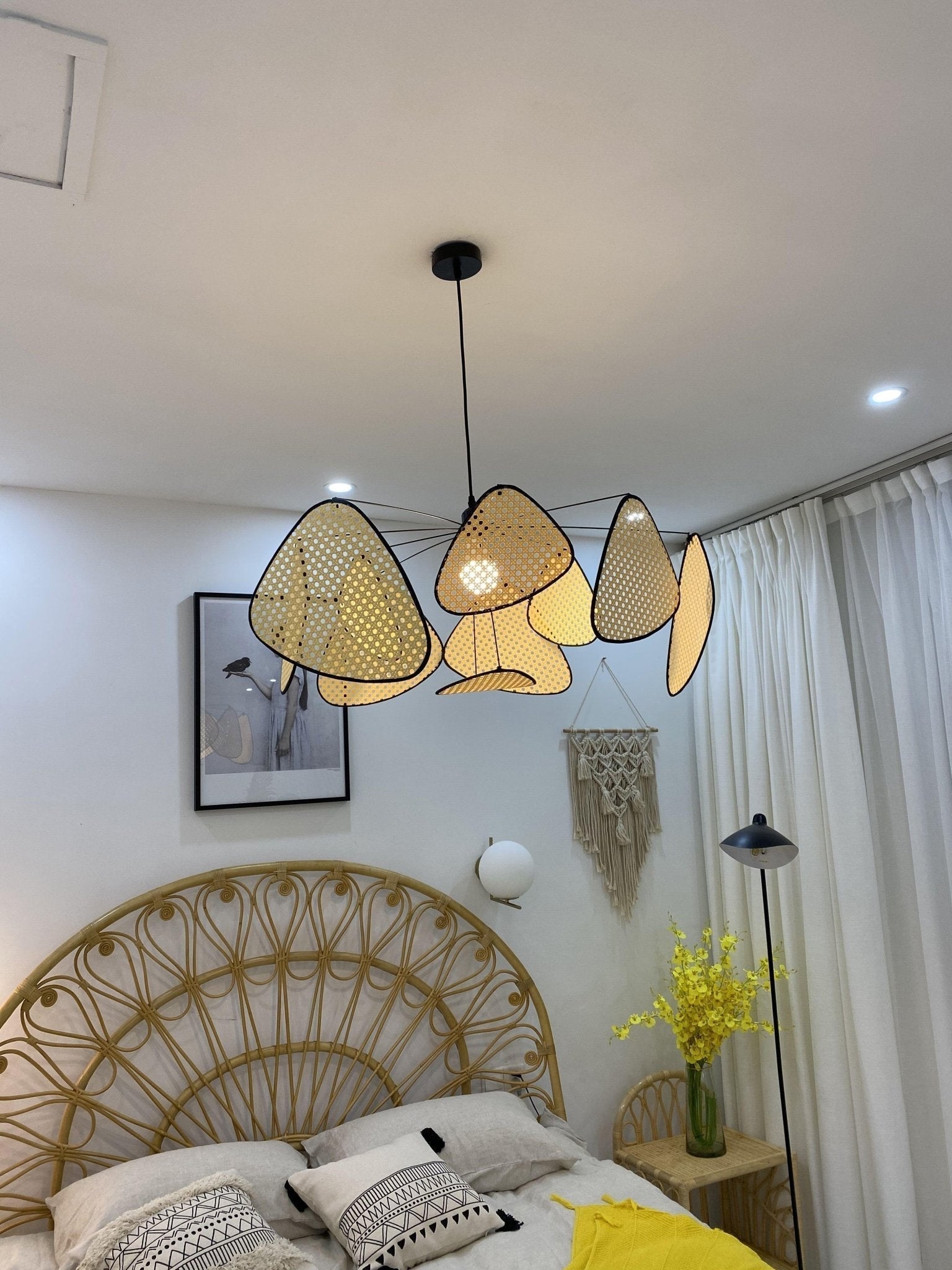 Screen Cannage Suspension - Lamp Outdoor