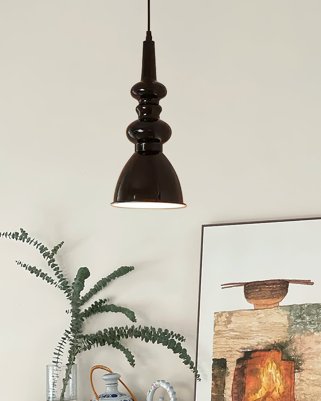 Svelte Noir Pendant Light - Lamp Outdoor