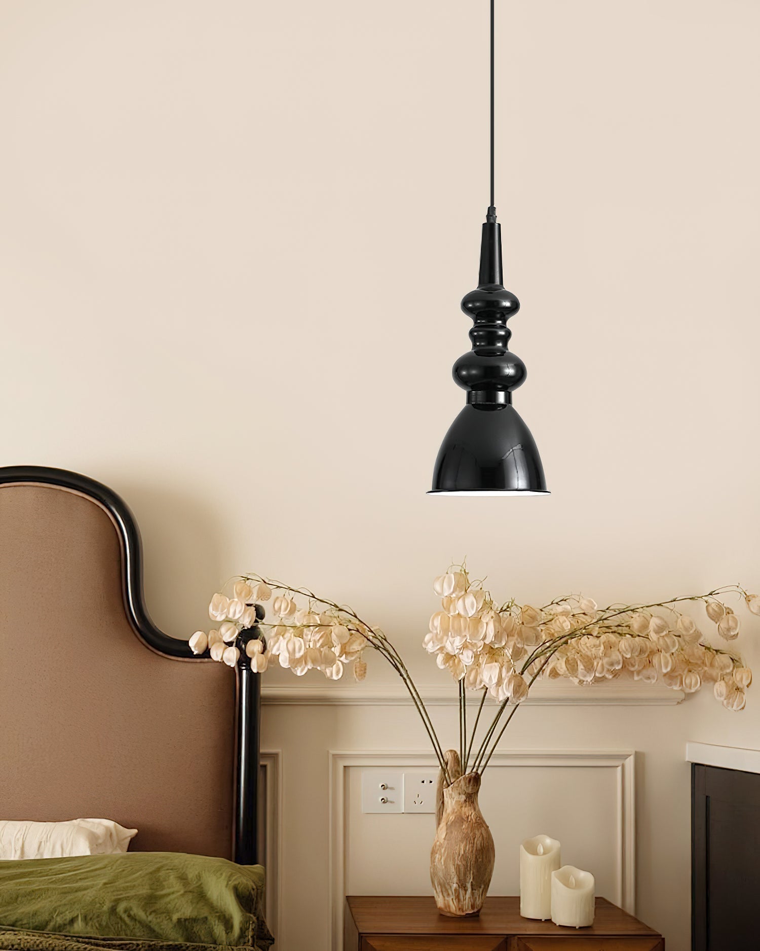 Svelte Noir Pendant Light - Lamp Outdoor