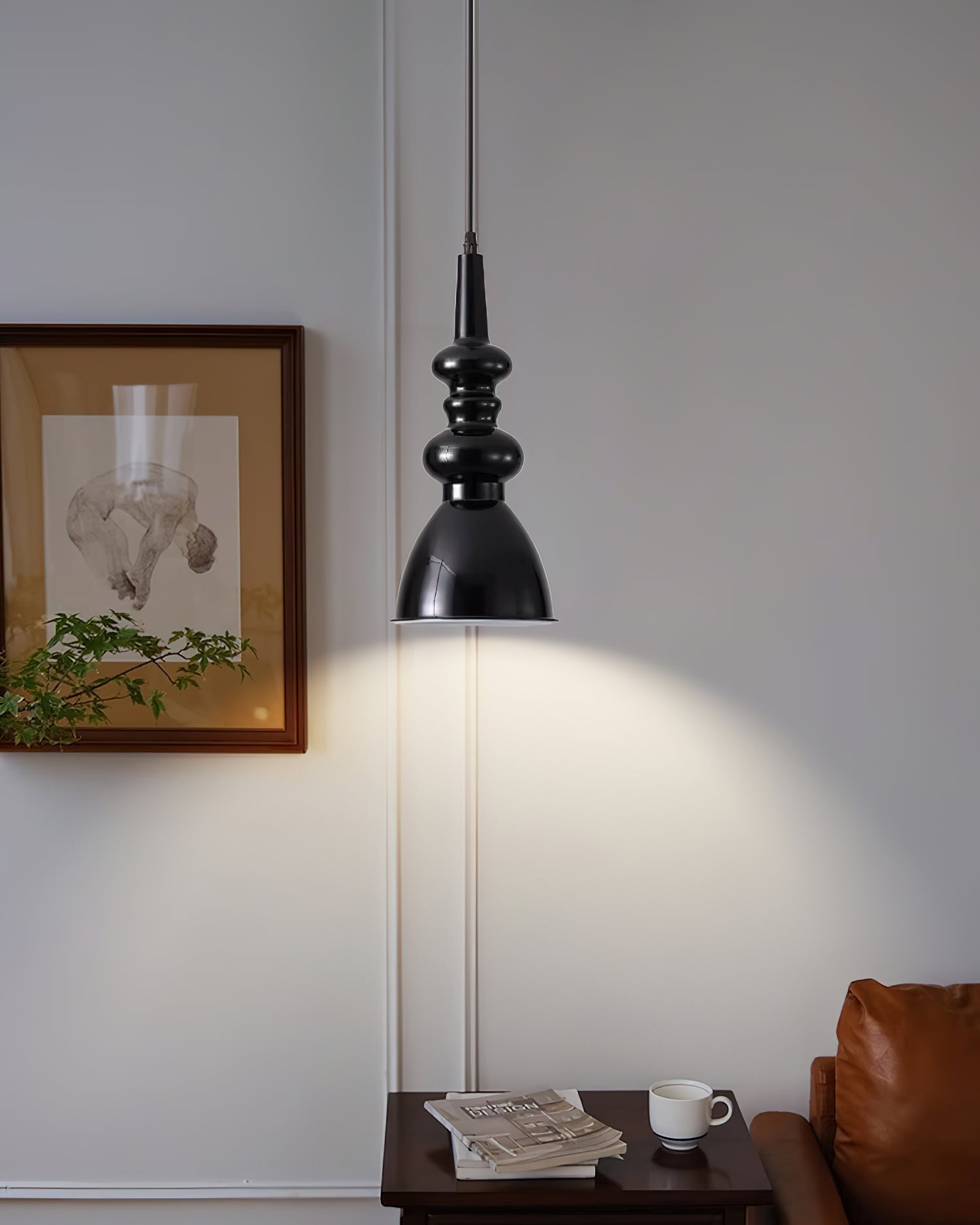 Svelte Noir Pendant Light - Lamp Outdoor