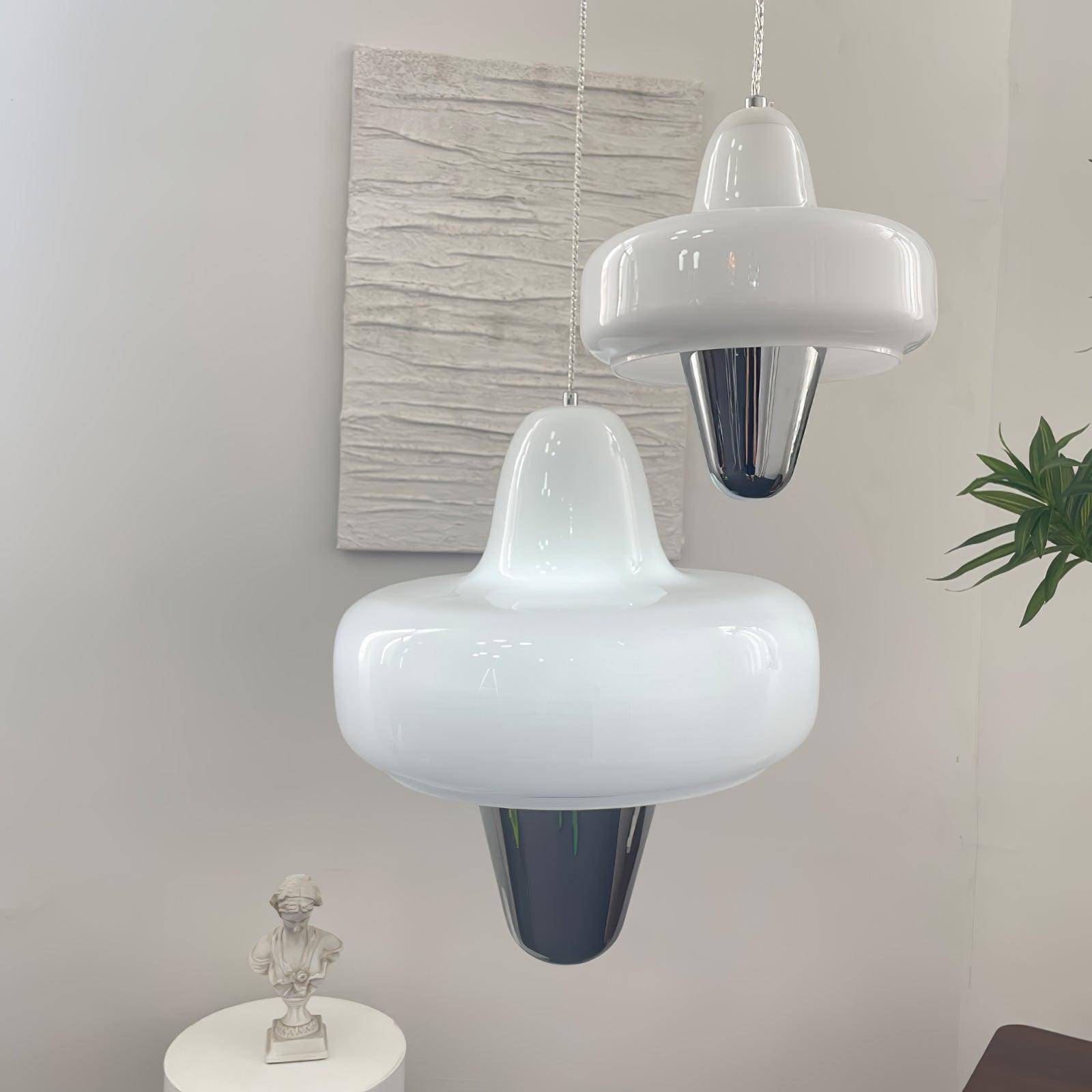 Nuvia Minimalist Glass Pendant Lamp - Lamp Outdoor