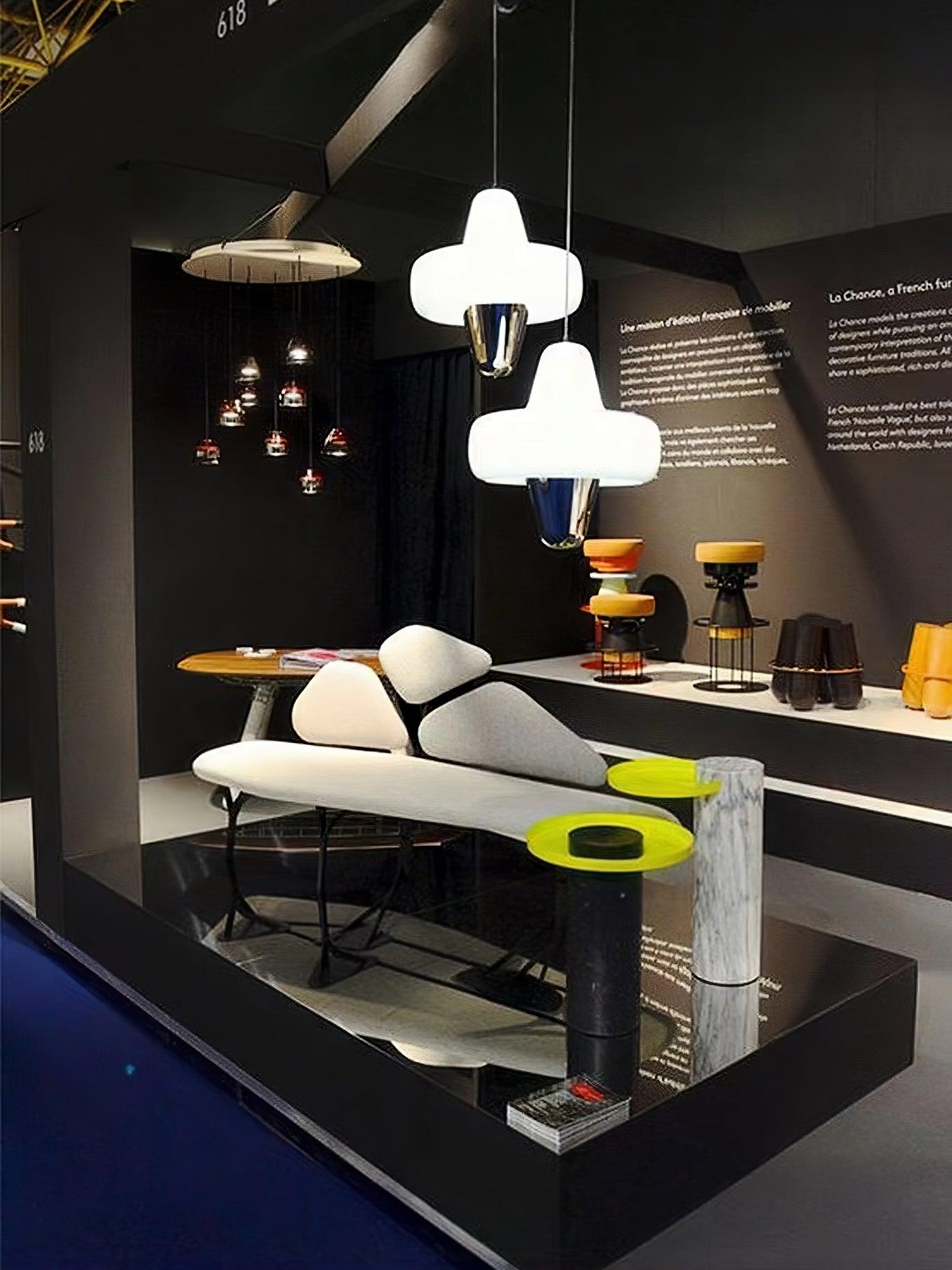 Nuvia Minimalist Glass Pendant Lamp - Lamp Outdoor