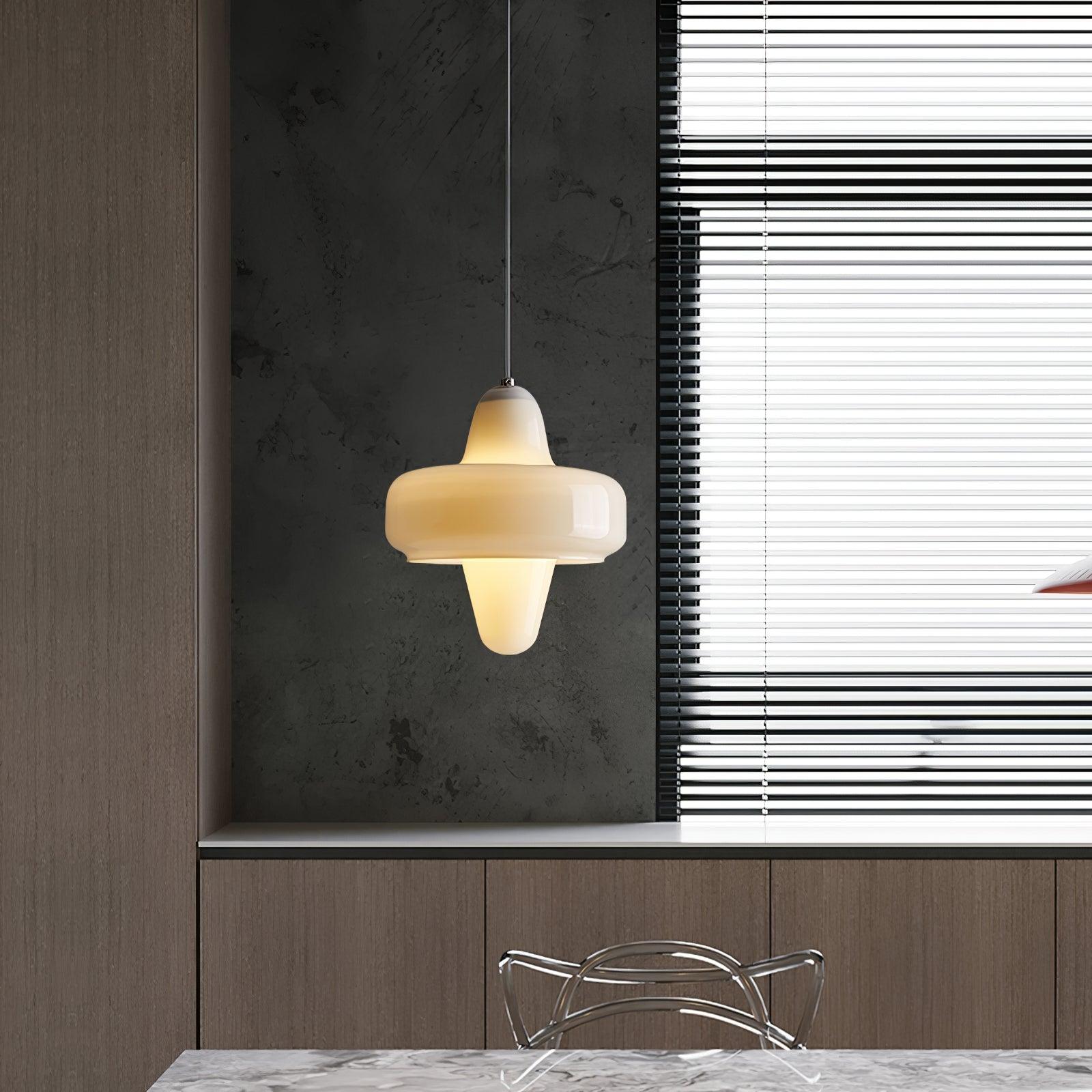 Nuvia Minimalist Glass Pendant Lamp - Lamp Outdoor