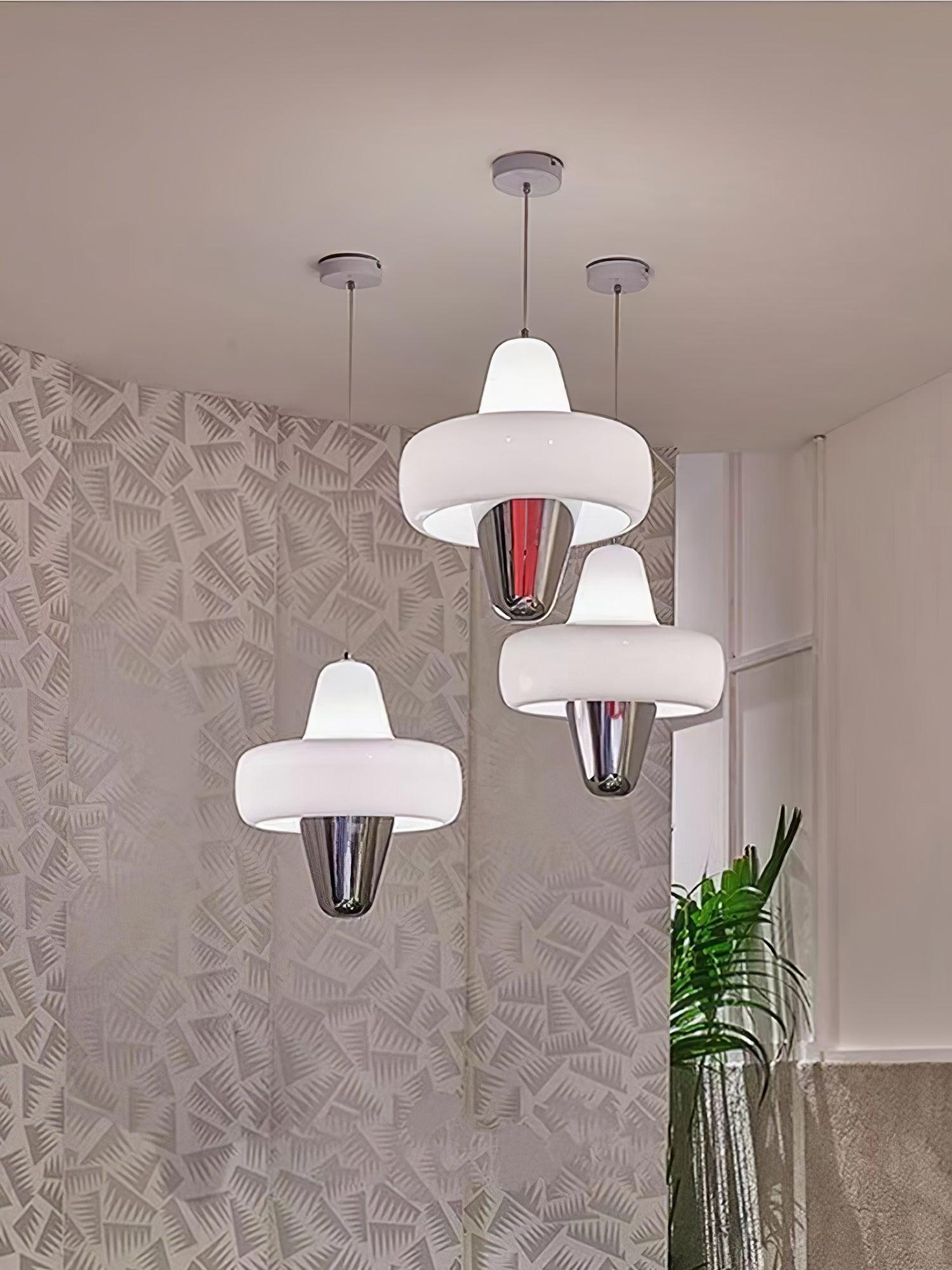 Nuvia Minimalist Glass Pendant Lamp - Lamp Outdoor