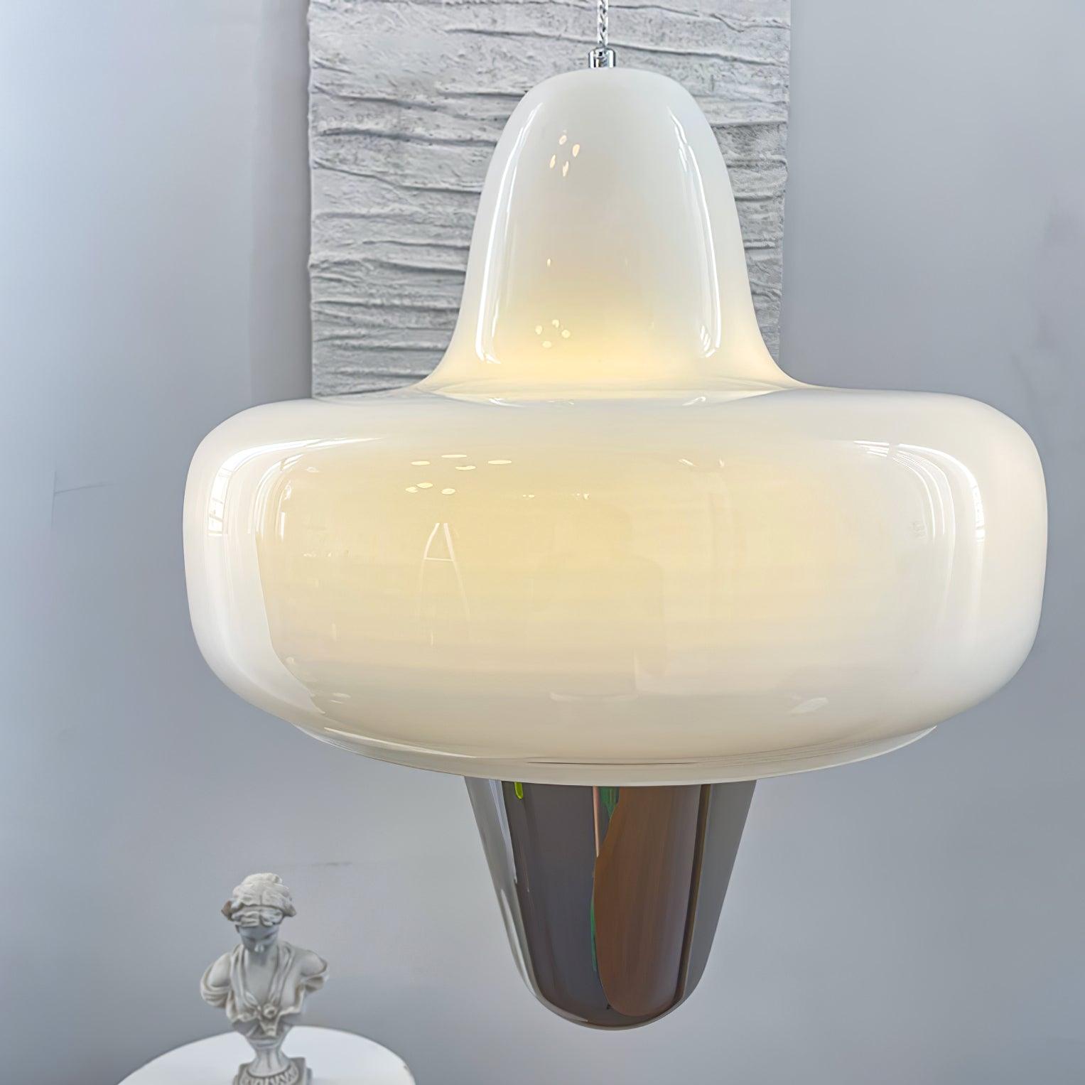 Nuvia Minimalist Glass Pendant Lamp - Lamp Outdoor