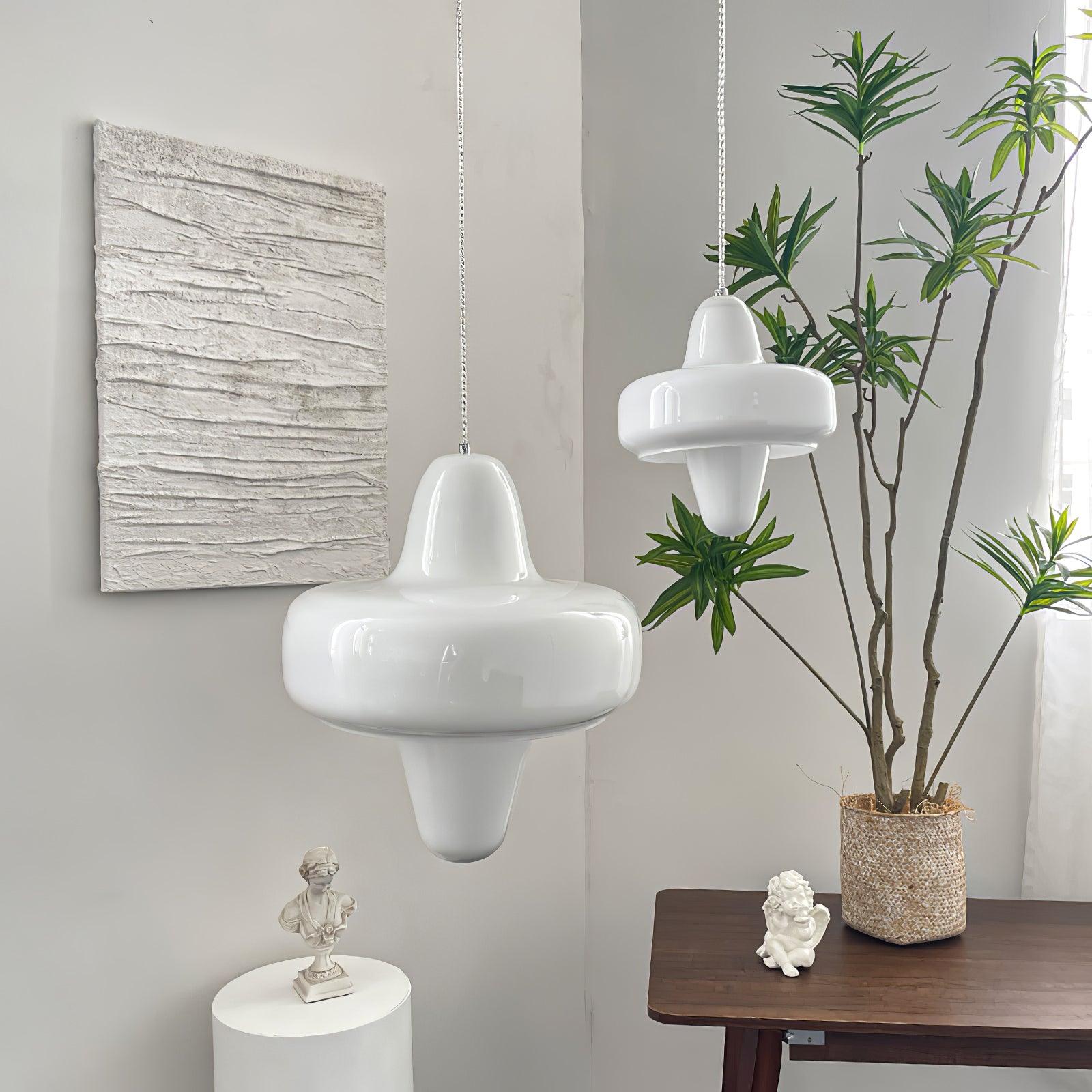 Nuvia Minimalist Glass Pendant Lamp - Lamp Outdoor