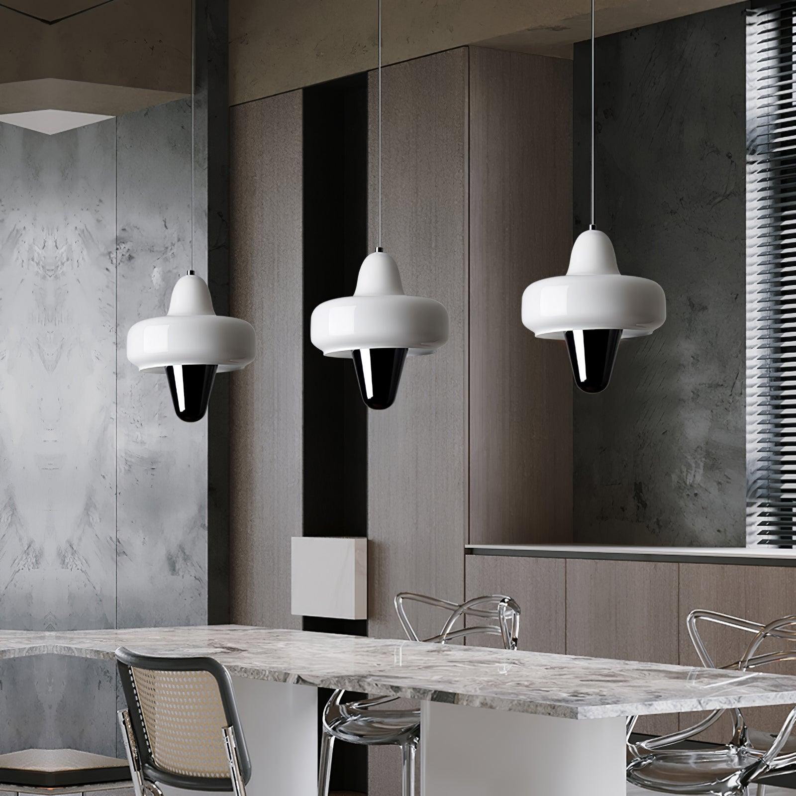 Nuvia Minimalist Glass Pendant Lamp - Lamp Outdoor