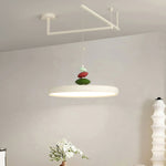 Swing Arm Stone Pendant Light - Lamp Outdoor