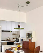 Swing Arm Stone Pendant Light - Lamp Outdoor