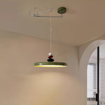 Swing Arm Stone Pendant Light - Lamp Outdoor