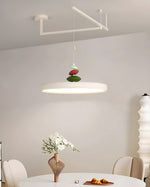 Swing Arm Stone Pendant Light - Lamp Outdoor