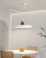 Swing Arm Stone Pendant Light - Lamp Outdoor
