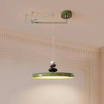 Swing Arm Stone Pendant Light - Lamp Outdoor
