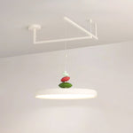 Swing Arm Stone Pendant Light - Lamp Outdoor