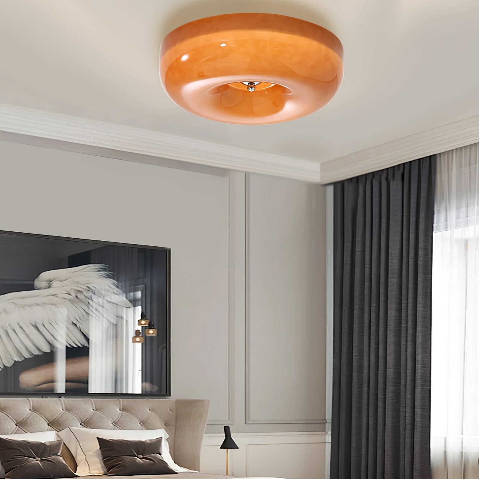 Swirl Glass Ceiling Lamp - Lamp Outdoor