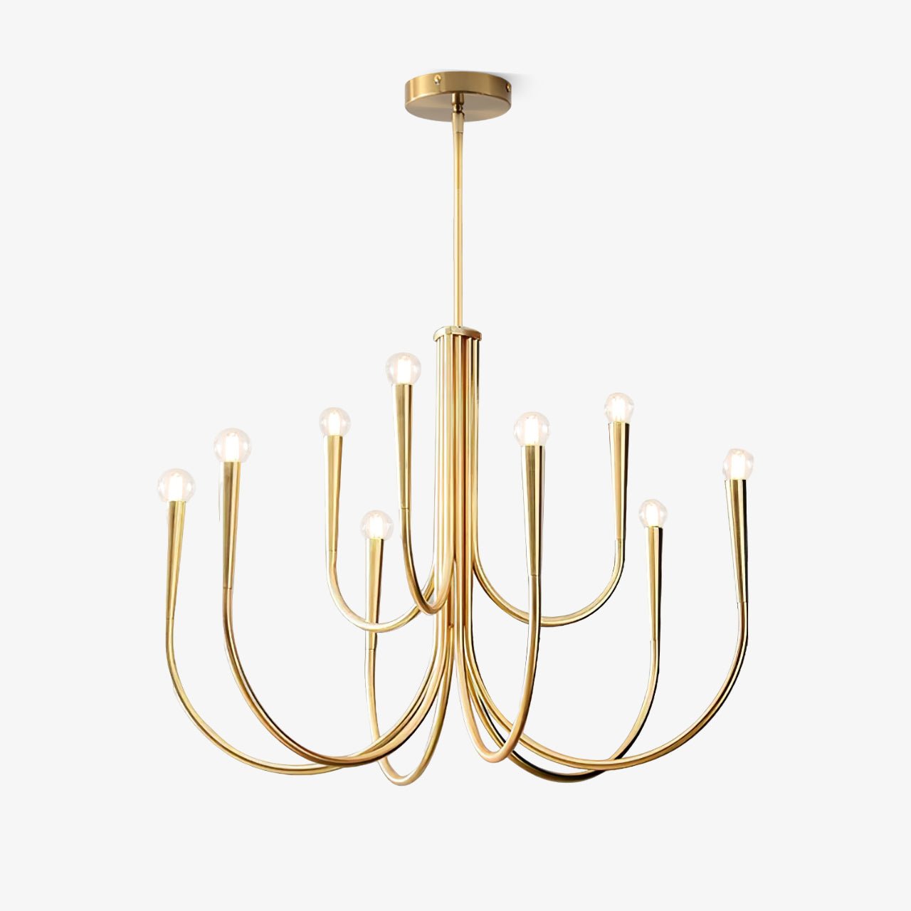 Swoop Arm Chandelier - Lamp Outdoor