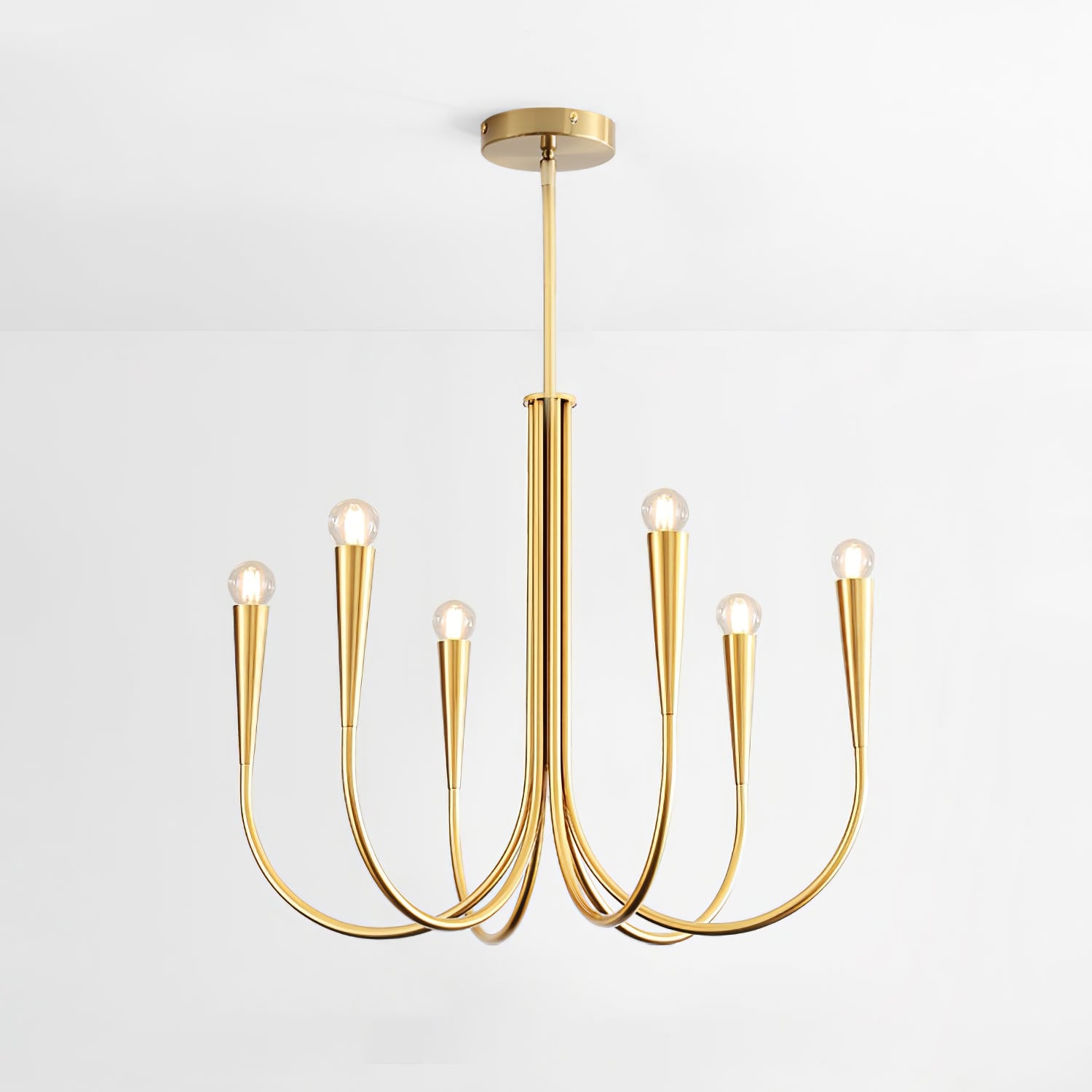 Swoop Arm Chandelier - Lamp Outdoor