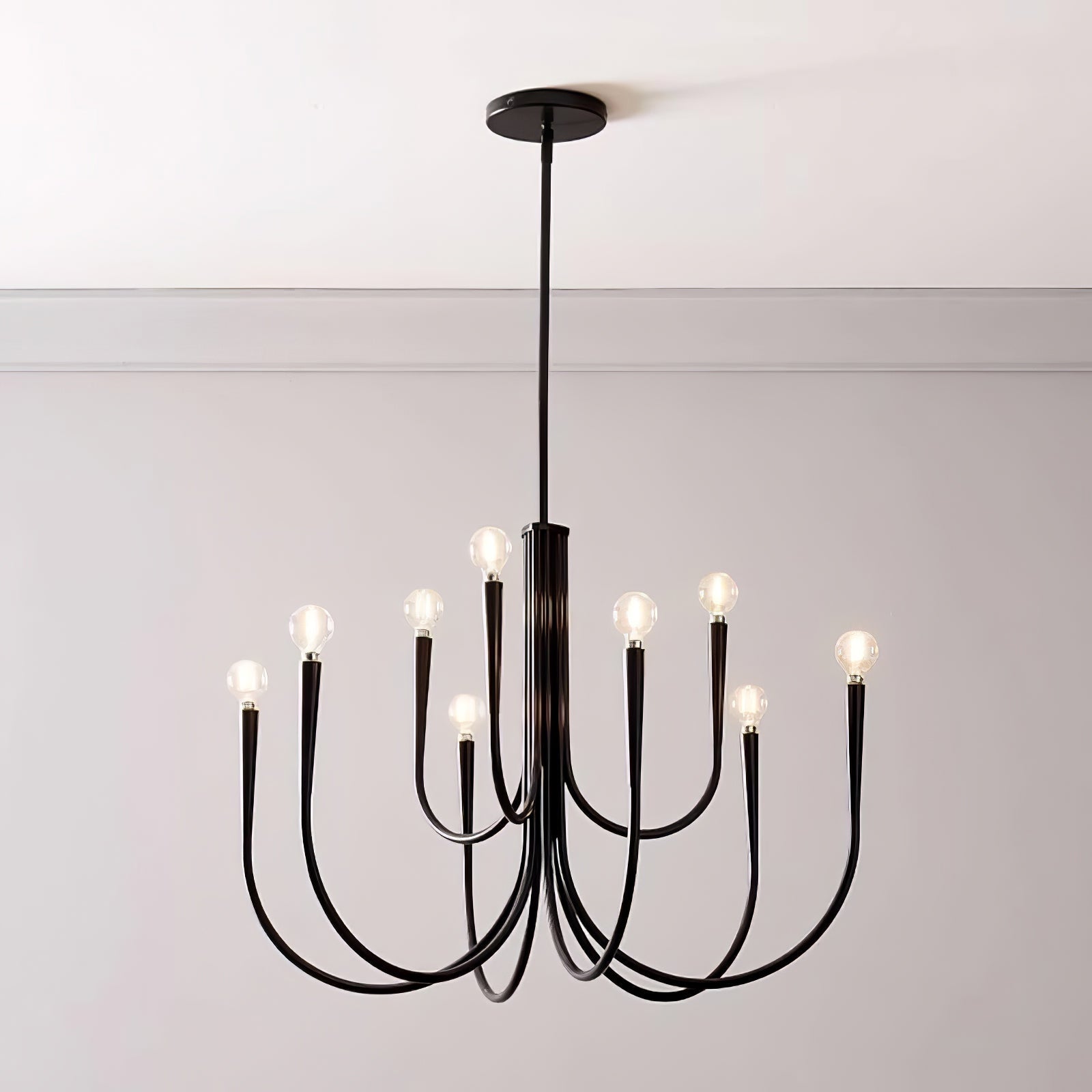 Swoop Arm Chandelier - Lamp Outdoor