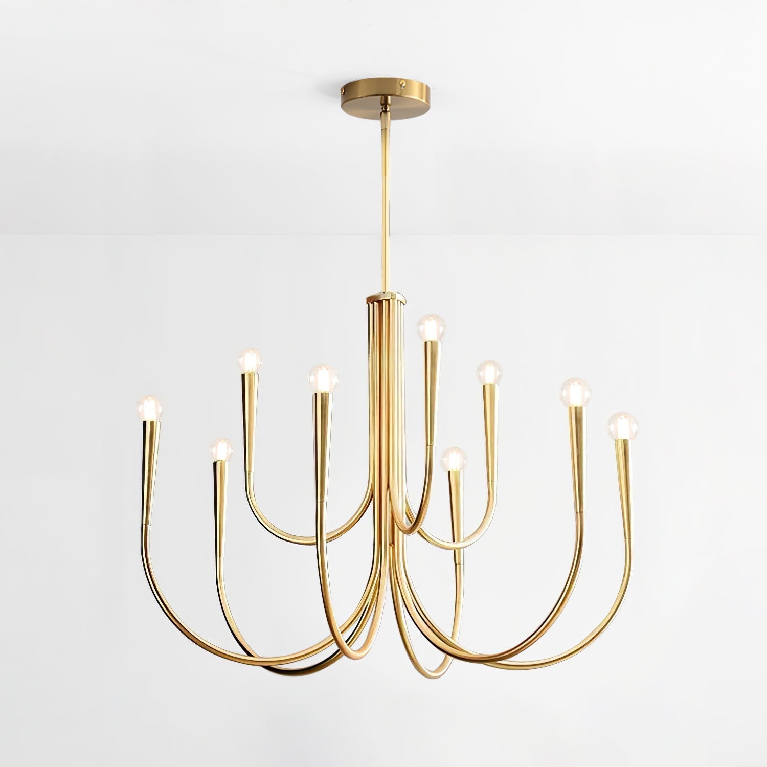 Swoop Arm Chandelier - Lamp Outdoor