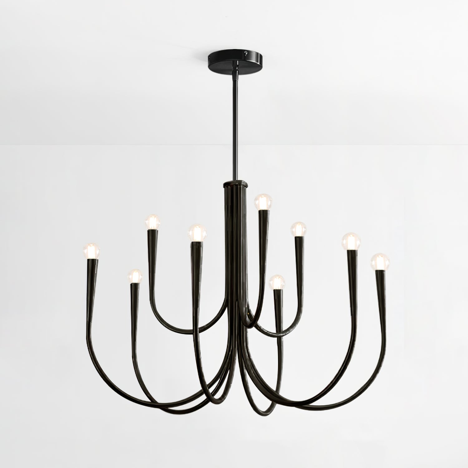 Swoop Arm Chandelier - Lamp Outdoor
