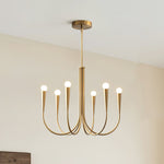 Swoop Arm Chandelier - Lamp Outdoor