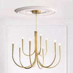 Swoop Arm Chandelier - Lamp Outdoor