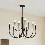 Swoop Arm Chandelier - Lamp Outdoor