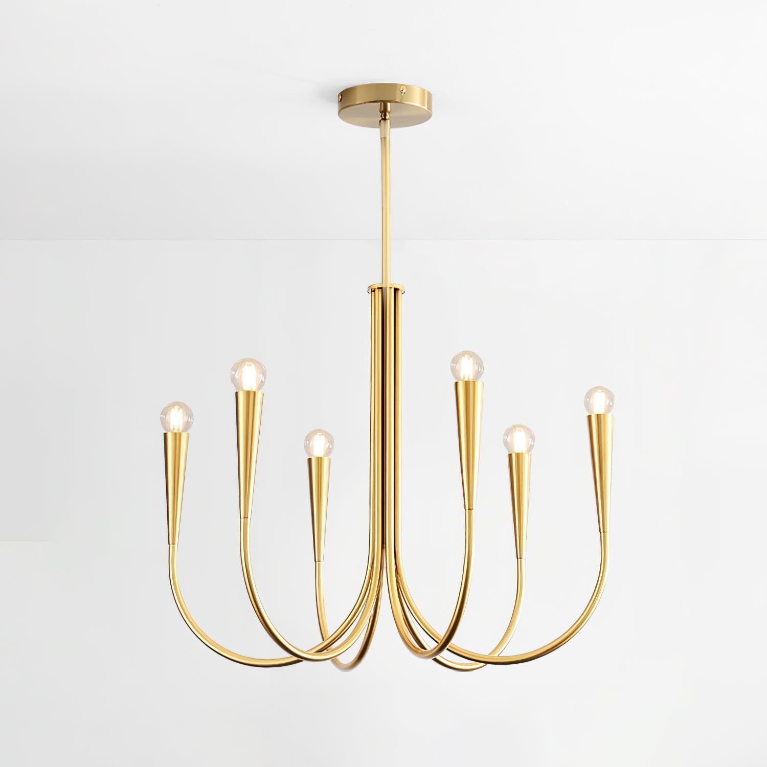 Swoop Arm Chandelier - Lamp Outdoor