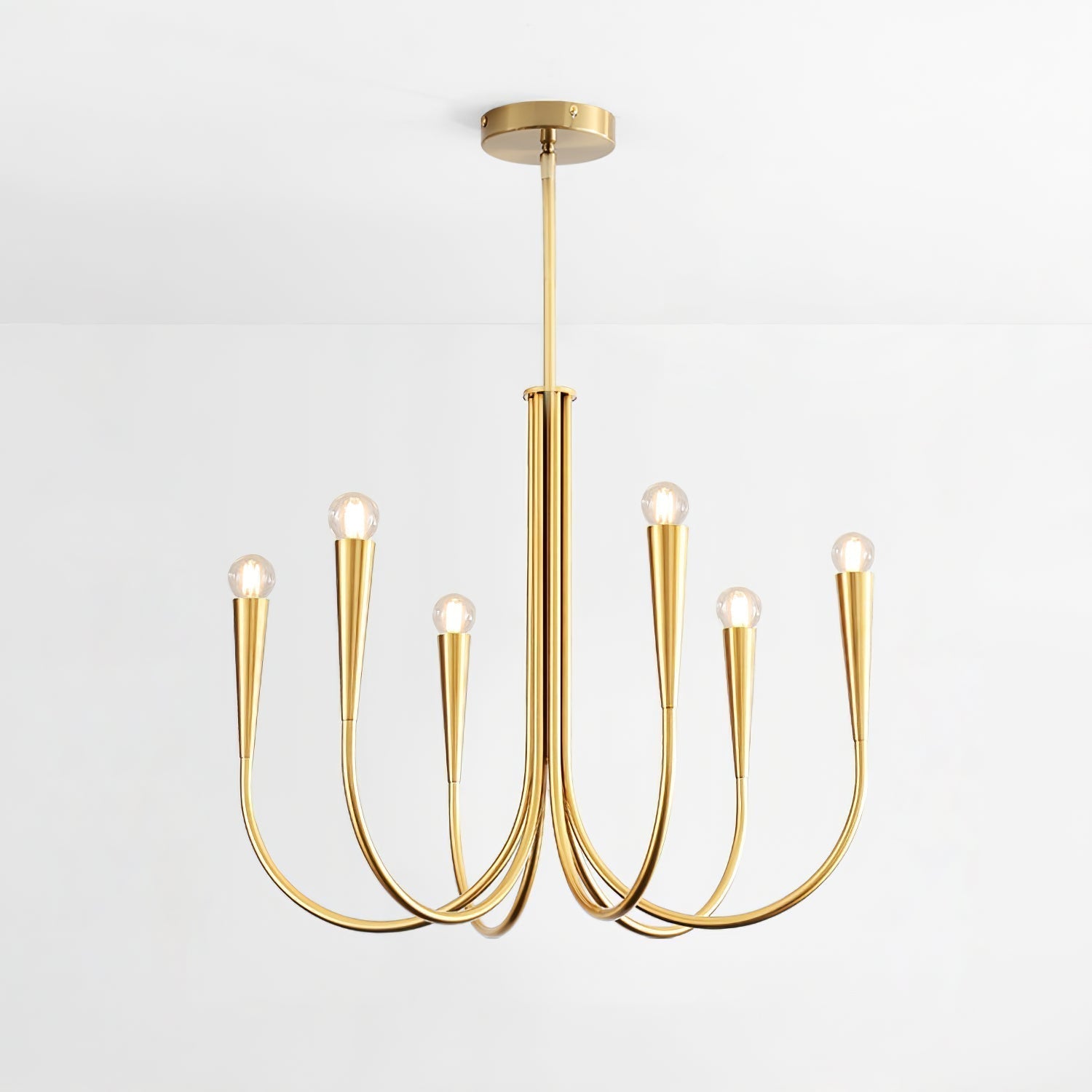 Swoop Arm Chandelier - Lamp Outdoor