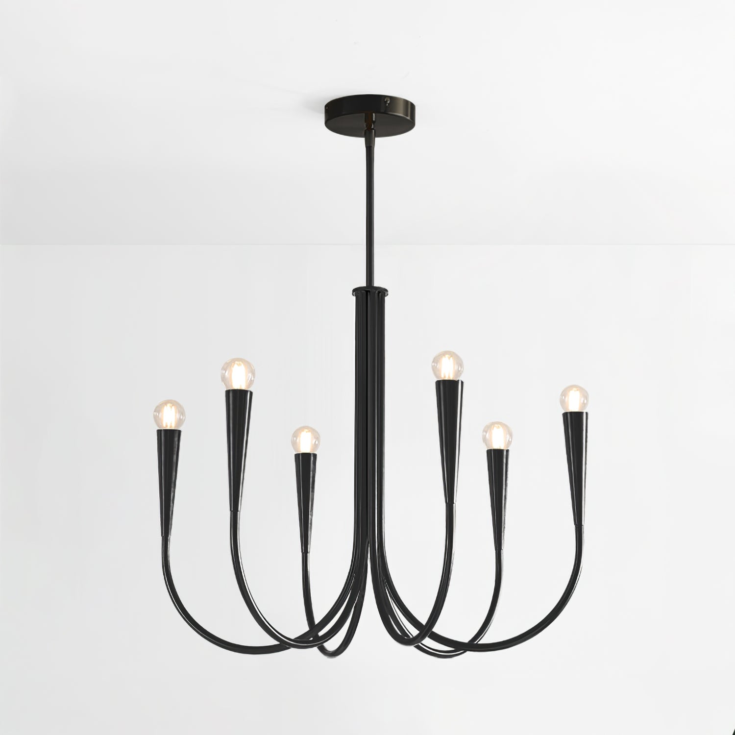 Swoop Arm Chandelier - Lamp Outdoor